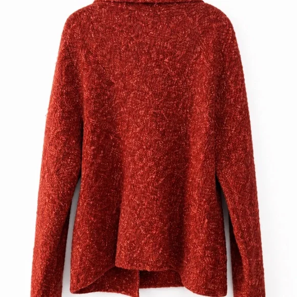 Eileen Fisher Boiled Wool Jacket/Cardigan - Size Large - Picture 2 of 2